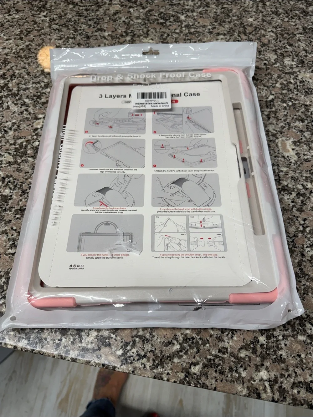 Drop & Shock Proof Tablet Case - Pink